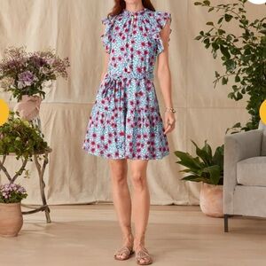 Sundance flirty ruffle hem jardin dress medium